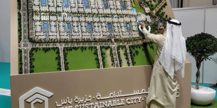 The sustainable city will be built on Yas Island in Abu Dhabi for Dh1.8 billion