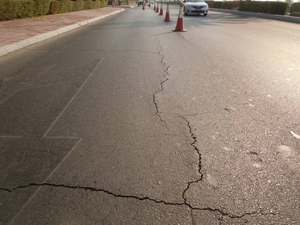 Have you encountered a damaged road sign or crack in the pavement? Use the RTA app to report it