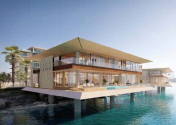 An off-plan beachfront mansion on Jumeira Bay island sells for Dh115 million in Dubai