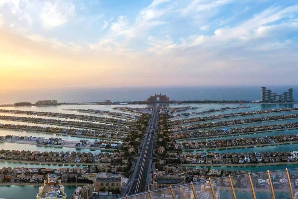 Dubai has the third-largest row of billionaires in the world, on the Palm Jumeirah