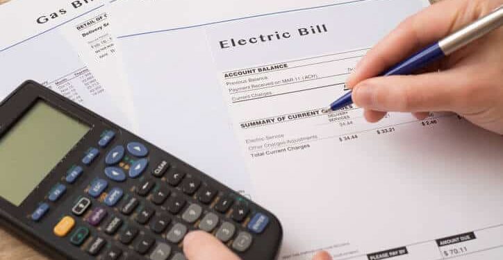 When one was out of the country, why did one receive a high electricity bill?
