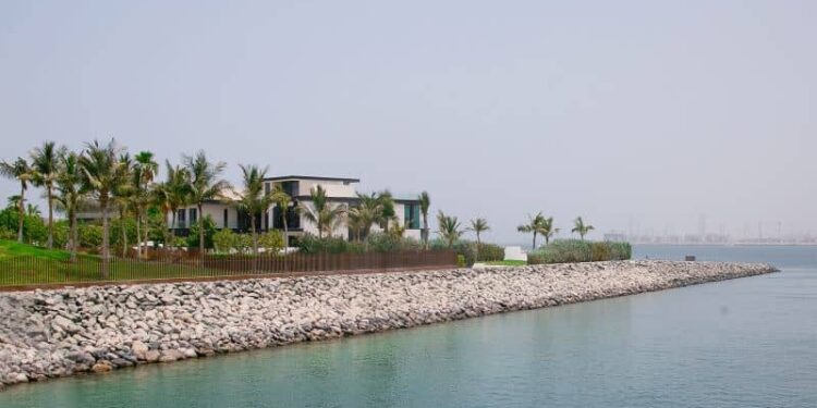 A Jumeirah Bay Island mansion in Dubai sells for a record price per square foot of Dh55 million
