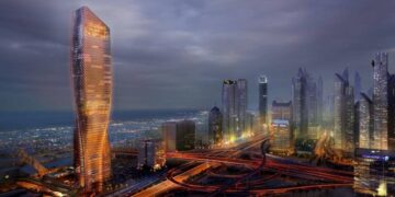 The 56 floors of Wasl Tower have been completed, and the project is scheduled for completion in 2024