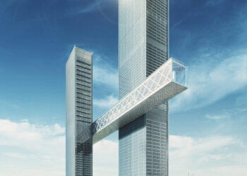 One Za'abeel completes full cladding ahead of its opening in 2023 in Dubai