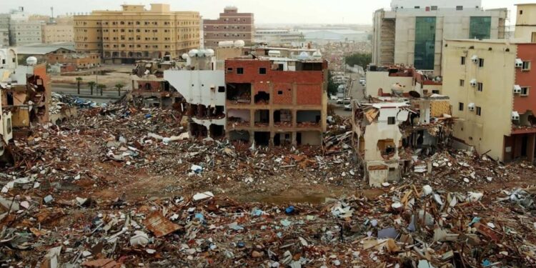 The value of rents paid to residents of demolished neighborhoods in Jeddah amounts to $237.2 million