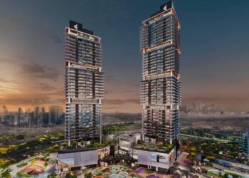 Dubai's new superhigh-rise hub - Downtown District - gets twin towers