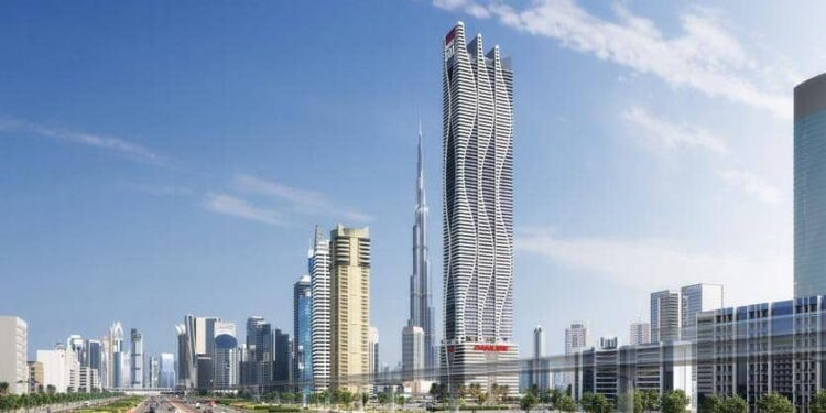 A 101-level tower is unveiled by Danube Properties in Business Bay