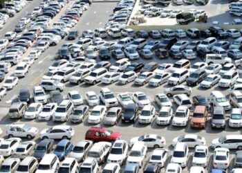 Is there a grace period for public parking in the UAE?
