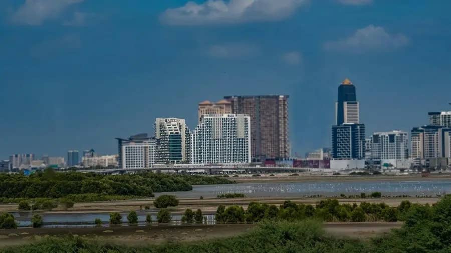 Dubai Creek Views, Azizi's 587-unit project, is nearing completion