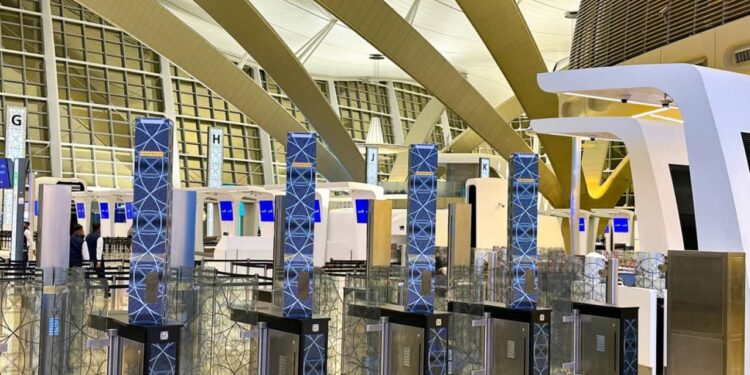 Using biometrics, you can travel through Zayed International Airport in a flash
