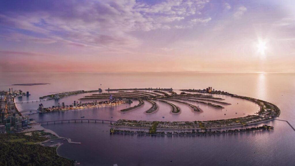 Palm Jebel Ali to have 8 fronds ready by next year; Dh810 million awarded for marine work