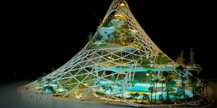 Sheikh Hamdan Unveils Therme Dubai, the World’s Tallest $545 Million Well-Being Resort