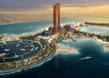 Tower reaches 70th floor at Wynn Al Marjan Island, resort to open in 2027