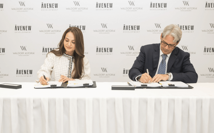 Hilton and AVENEW Development team up for Waldorf Astoria Dubai Islands and Residences